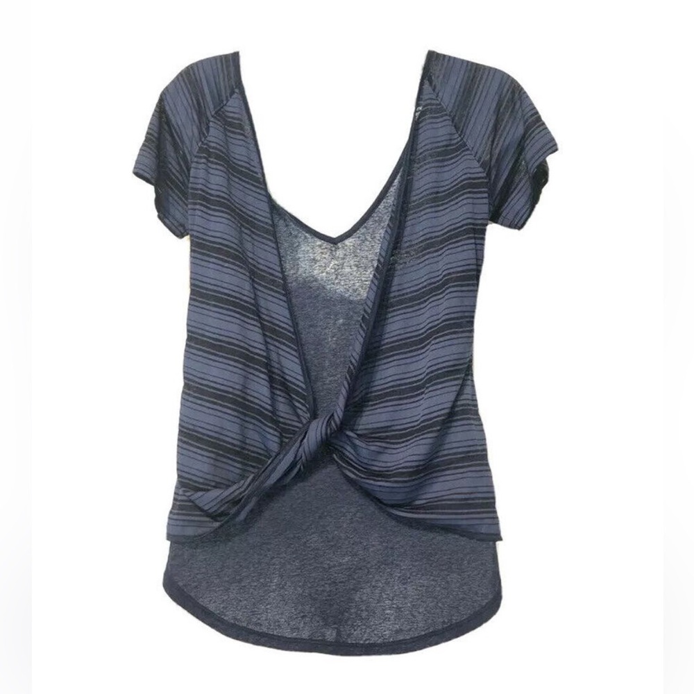 Athleta Short Sleeve Layered Top Size XS